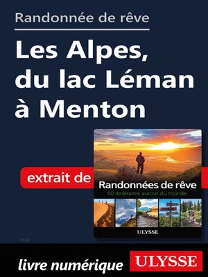 cover image of Randonnée de rêve--Les Alpes, du lac Léman à Menton